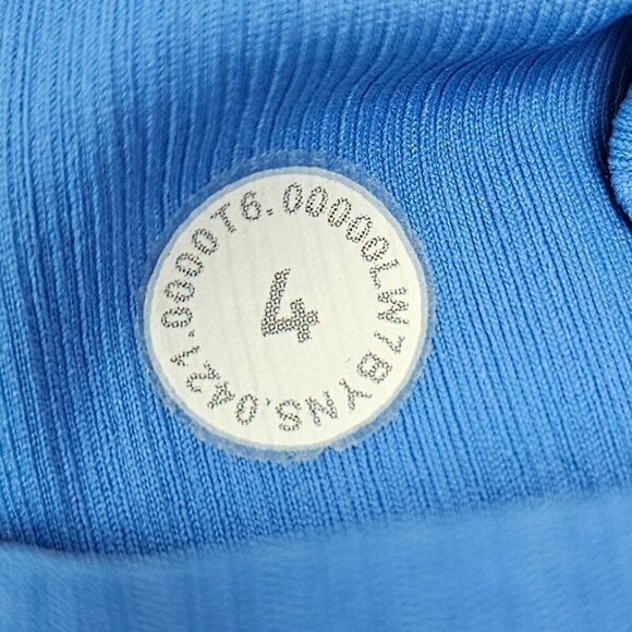 Lululemon Base Pace High-Rise Short 8" Ribbed Nulux Blue Nile 4 - Picture 7 of 10